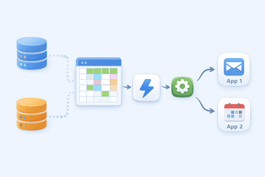 Data-driven automation using structured workflows