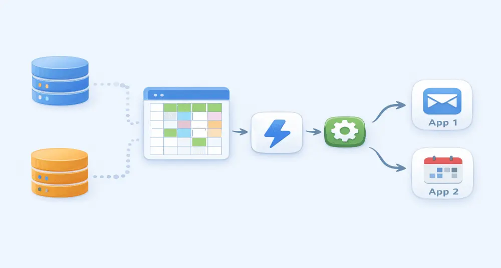 Data-driven automation using structured workflows