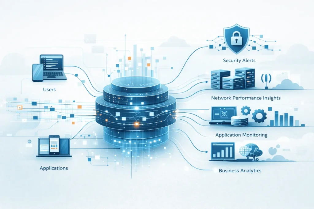 DNS Intelligence workflow showing data collection, analysis, and actionable insights