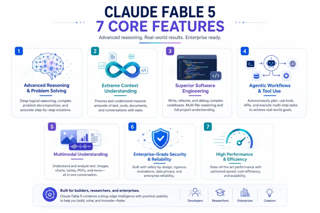 Claude fable 5 features