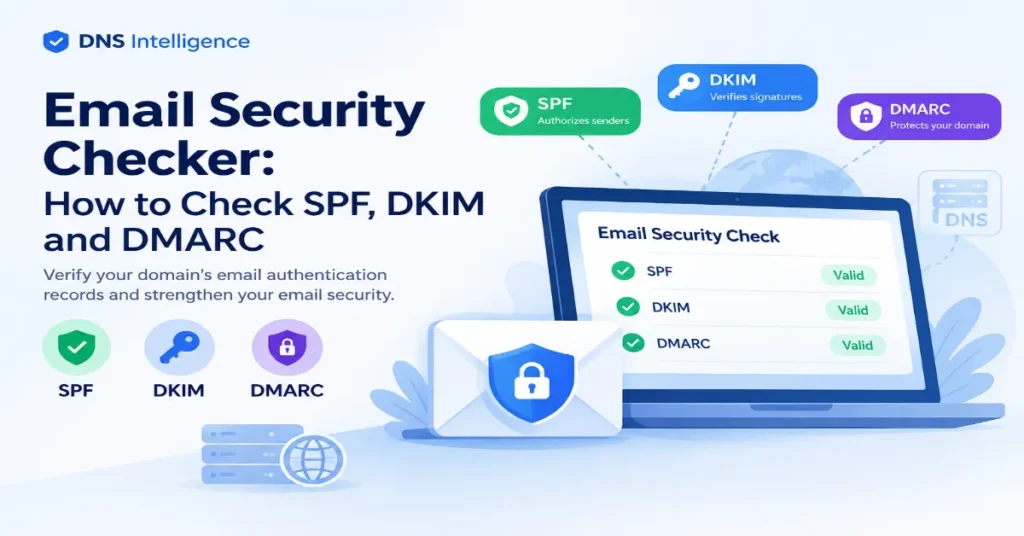 dnsintelligence email security checker